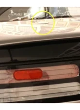 ZSPEC Design Silver Finish Billet Weatherproof 44mm Rear Wiper Hole Cap                                     - 00843612171719 - Image 5