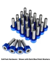 ZSPEC Design Blue Titanium & Billet Stage 2 Dress-Up Bolts Kit w/ Silver Washers Nissan 300ZX Z32 1990-1996                                     - 00843612171863 - Image 14