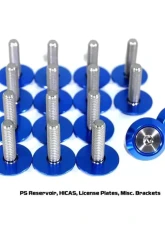 ZSPEC Design Blue Titanium & Billet Stage 2 Dress-Up Bolts Kit w/ Silver Washers Nissan 300ZX Z32 1990-1996                                     - 00843612171863 - Image 8