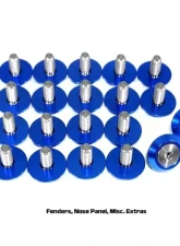 ZSPEC Design Blue Titanium & Billet Stage 2 Dress-Up Bolts Kit w/ Silver Washers Nissan 300ZX Z32 1990-1996                                     - 00843612171863 - Image 10