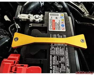 ZSPEC Design Blue Stainless & Billet No Etch Battery Hold Down/Bracket Nissan Frontier D41 2022+ - 00843612175526