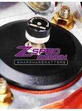 ZSPEC Design Red Titanium Grade-5 Shock Tower Flare Nuts Nissan 300ZX Z32 1990-1996                                     - 00843612100337 - Image 2