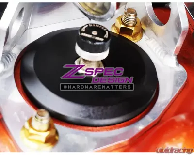 ZSPEC Design Red Titanium Grade-5 Shock Tower Flare Nuts Nissan 300ZX Z32 1990-1996 - 00843612100337