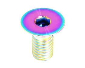 ZSPEC Design Burned Titanium Grade-5 FHSC M5x16mm Steering Wheel Six Bolts