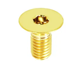 ZSPEC Design Gold Titanium Grade-5 FHSC M5x16mm Steering Wheel Six Bolts