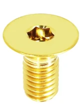 ZSPEC Design Gold Titanium Grade-5 FHSC M5x16mm Steering Wheel Six Bolts                                     - 00843612162748 - Image 2