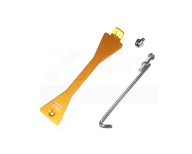 ZSPEC Design Orange-Gold Billet Battery Hold Down/Bracket Kit w/ Stainless Hardware Nissan 300ZX Z31 1984-1989