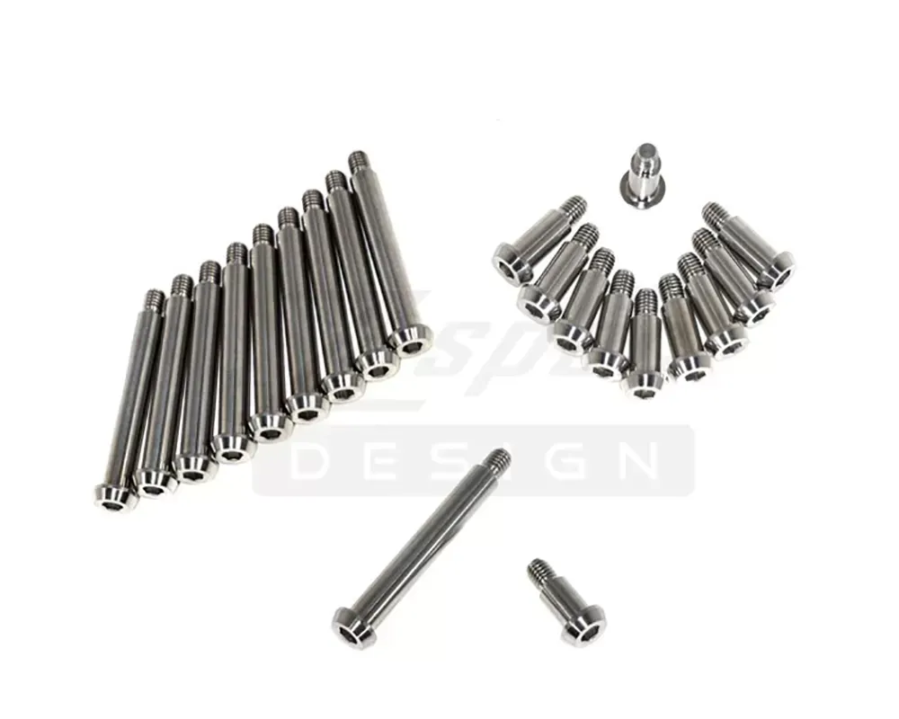 ZSPEC Design Timing/Valve Bolt Upgrades Stainless & Billet Stage 3 Dress-Up Bolts Fastener Kit w/ Gloss Red Fender-Finish Style Washers Nissan 300ZX Z32 1990-1999 - 00843612181329