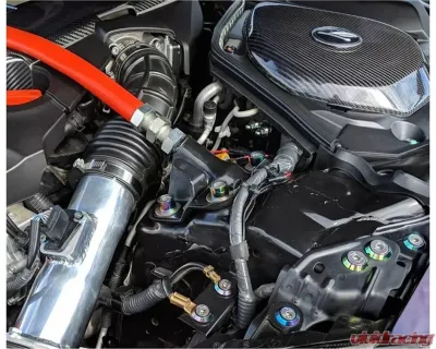 ZSPEC Design Gloss Black Stainless & Billet Stage 3 Dress-Up Bolts Fastener Kit Nissan 350Z DE | HR 2003-2009 - 00843612181879