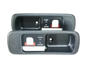 ZSPEC Design Charcoal T-Top Handle Finisher Set Nissan Z32 300ZX w/ Non-Locking T-Tops