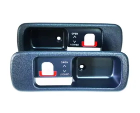ZSPEC Design Blue T-Top Handle Finisher Set Nissan Z32 300ZX w/ Non-Locking T-Tops