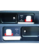 ZSPEC Design Blue T-Top Handle Finisher Set Nissan Z32 300ZX w/ Non-Locking T-Tops                                     - 00843612183057 - Image 2