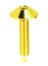 ZSPEC Design Gold Titanium & Billet M5x20mm Low-Profile Body Kit Fastener w/ Rivet Nuts                                     - 00843612167767 - Image 3