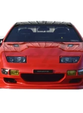 ZSPEC Design JSPEC Black Powder-Coated Billet Front Bumper Plate w/ "ZSPEC" Logo Nissan 300ZX Z32 Fascia 1990-1999                                     - 00843612163400 - Image 2