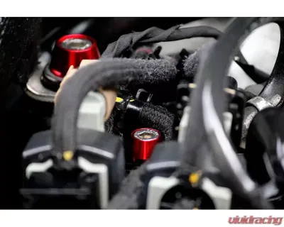 ZSPEC Design Gloss Black Stainless & Billet Stage 3 Dress-Up Bolts Fastener Kit Hyundai Genesis 2008-2014 - 00843612144072