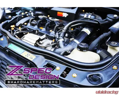 ZSPEC Design Bright Silver Stainless & Billet Stage 3 Dress-Up Bolts Fastener Kit Mini R56 Hatch | Hard-Top 2006-2013 - 00843612135339