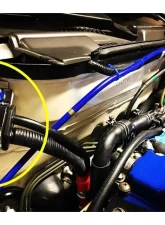 ZSPEC Design Stainless Steel Silver Finish Battery Cable Bracket w/ Purple Angled-Cup Style Washers Nissan 300ZX Z32 1990-1999                                     - 00843612185242 - Image 3