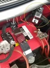 ZSPEC Design Stainless Steel Silver Finish Battery Cable Bracket w/ Purple Angled-Cup Style Washers Nissan 300ZX Z32 1990-1999                                     - 00843612185242 - Image 4