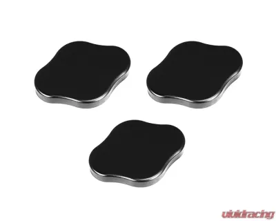 ZSPEC Design Black Billet Fluid Reservoir 3-Caps Covers Set w/out Etched Nissan Z RZ34 2023-2024 - 00843612186430