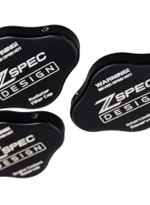 ZSPEC Design Black Billet Fluid Reservoir 3-Caps Covers Set w/ ZSPEC Etched Nissan Z RZ34 2023-2024                                     - 00843612186447 - Image 6