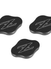 ZSPEC Design Black Billet Fluid Reservoir 3-Caps Covers Set w/ Z Logo Etched Nissan Z RZ34 2023-2024                                     - 00843612186454 - Image 6