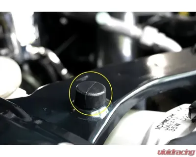 ZSPEC Design 2-Pack Black Hard Silicone Rubber Hood Bump Stops - 00843612186539