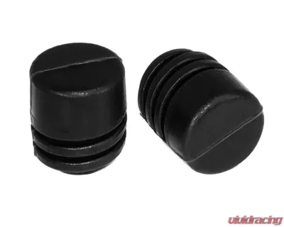ZSPEC Design 2-Pack Black Hard Silicone Rubber Hood Bump Stops - 00843612186539