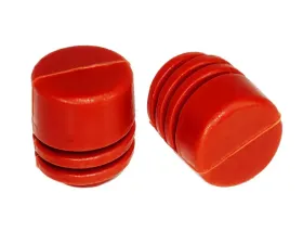ZSPEC Design 2-Pack Red Hard Silicone Rubber Hood Bump Stops