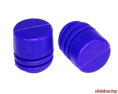 ZSPEC Design 2-Pack Blue Hard Silicone Rubber Hood Bump Stops - 00843612186553