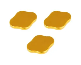 ZSPEC Design Orange-Gold Billet Fluid Reservoir 3-Caps Covers Set w/out Etched Nissan Z RZ34 2023-2024