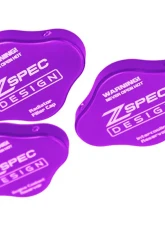 ZSPEC Design Purple Billet Fluid Reservoir 3-Caps Covers Set w/ ZSPEC Etched Nissan Z RZ34 2023-2024                                     - 00843612186720 - Image 6