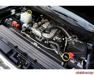 ZSPEC Design Black All Trims Billet Radiator Cap Cover w/ ZSPEC Logo Nissan Titan 2014-2021 - 00843612186843