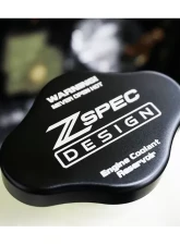 ZSPEC Design Black Billet Fluid Reservoir 3-Caps Covers Set w/out Etched Nissan Z RZ34 2023-2024                                     - 00843612186430 - Image 5