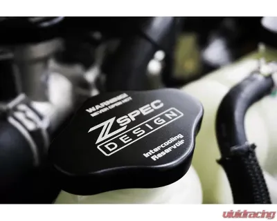 ZSPEC Design Black Billet Fluid Reservoir 3-Caps Covers Set w/out Etched Nissan Z RZ34 2023-2024 - 00843612186430
