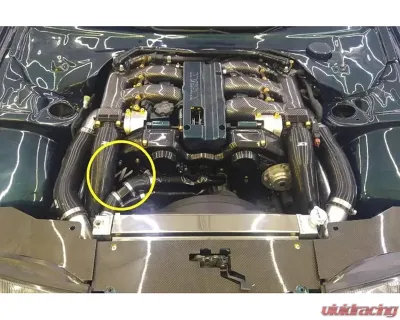 ZSPEC Design Orange-Gold Billet PTU Holes Cover Plate w/ Hardware & Green Washers Nissan 300ZX Z32 1990-1999 - 00843612155887