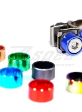 ZSPEC Design Stainless & Billet Fuel Clamp Dress-Up Bolts Fastener Kit w/ Gloss Red Washers Nissan 1990s                                     - 00843612177582 - Image 3