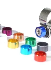 ZSPEC Design Stainless & Billet Fuel Clamp Dress-Up Bolts Fastener Kit w/ Gloss Red Washers Nissan 1990s                                     - 00843612177582 - Image 3