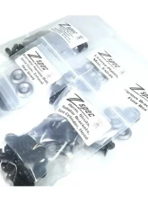 ZSPEC Design Red Titanium & Billet Stage 3 Dress-Up Bolts Fastener Kit w/ Gunmetal Washers Scion xB 2003-2015                                     - 00843612188267 - Image 3