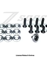 ZSPEC Design Red Titanium & Billet Stage 3 Dress-Up Bolts Fastener Kit w/ Gunmetal Washers Scion xB 2003-2015                                     - 00843612188267 - Image 9