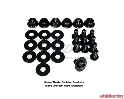 Zspec Design Stage 3 Dress-Up Bolts Kit w/ Black Washers for