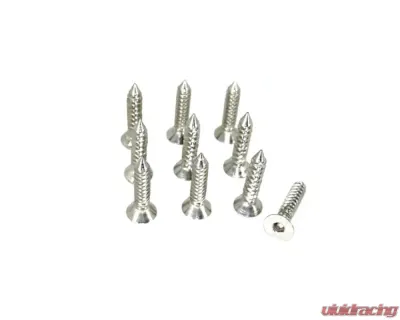 ZSPEC Design 10-Pack Stainless M6x35mm Coarse FHSC Fasteners - 00843612188823