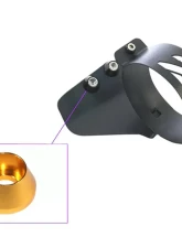 ZSPEC Design Black RHD Fuel Filter Bracket w/ Orange-Gold Washers Nissan 300ZX Z32 1990-1996                                     - 00843612190161 - Image 2