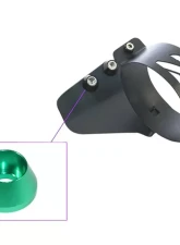 ZSPEC Design Black RHD Fuel Filter Bracket w/ Green Washers Nissan 300ZX Z32 1990-1996                                     - 00843612190222 - Image 2