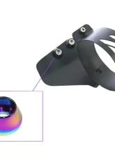 ZSPEC Design Black RHD Fuel Filter Bracket w/ Neochrome Washers Nissan 300ZX Z32 1990-1996                                     - 00843612190239 - Image 2