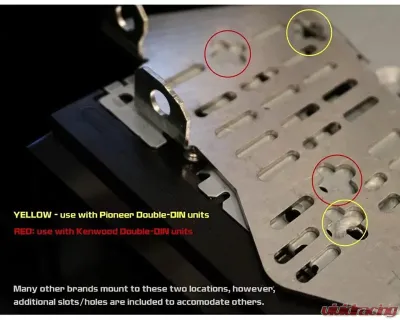 ZSPEC Design LHD/RHD Double-Din Radio Brackets Nissan 300ZX Z32 1990-1999 - 00843612190260