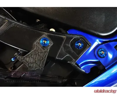 ZSPEC Design Burned Titanium Stage 1 Dress-Up Bolts Fastener Kit Audi S5 B8 EA837 3.0L 2008-2016 - 00843612190543