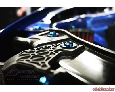 ZSPEC Design Burned Titanium Stage 1 Dress-Up Bolts Fastener Kit Audi S5 B8 EA837 3.0L 2008-2016 - 00843612190543