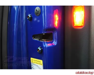 Zspec Design Purple Titanium Door Striker & Latch Bolts Audi