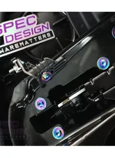 ZSPEC Design Gold Titanium Stage 2 Dress-Up Bolts Fastener Kit BMW 435i F32 3.0T 2014-2019                                     - 00843612190840 - Image 12