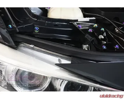 ZSPEC Design Gold Titanium Stage 2 Dress-Up Bolts Fastener Kit BMW 435i F32 3.0T 2014-2019 - 00843612190840